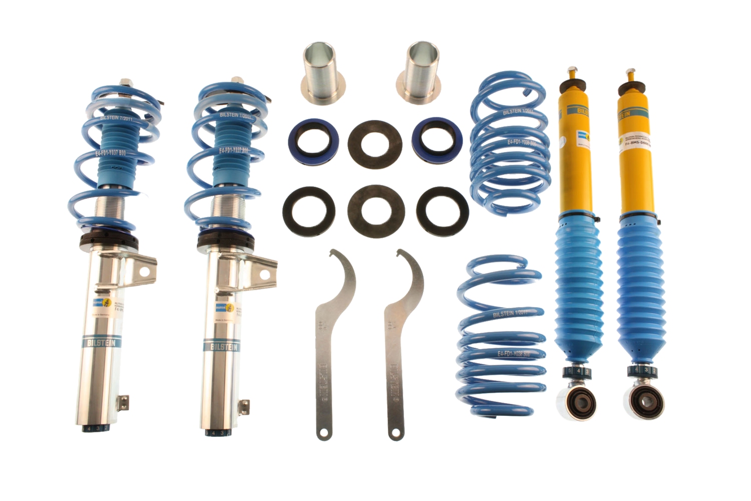 Bilstein B16 PSS10 coilovers 48-138864 AUDI - TT (8J3) - 1.8 TFSI, 2.0 quattro, 2.0 TDI quattro, 2.0 TFSI, 2.0 TFSI quattro, 2.5 TFSI quattro, 3.2 V6 quattro 118 -250 kW - 10/06-