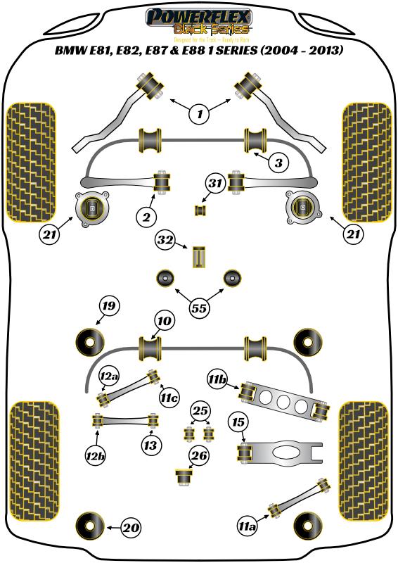 Transmissie montagebus (Fast Road) 1 Series, 2 Series, 3 Series, 4 Series, 5 Series, 6 Series, 7 Series, 8 Series, Z Series, Phantom RR1, Supra Mk5 A90/J29, heritage
