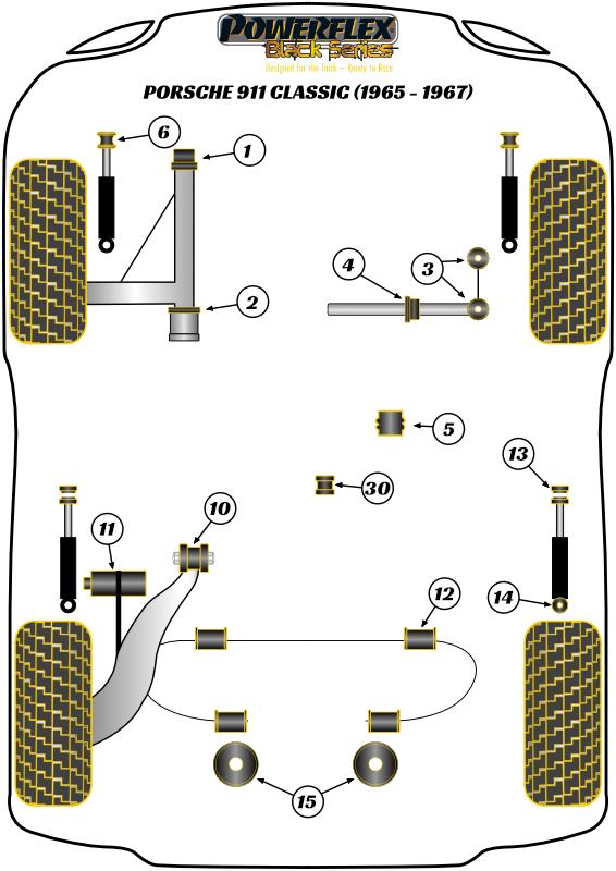 Engine/Transmission Carrier Bush 911 Classic, 911 Classic, 911 Classic, 911 Classic, 911 Classic, 911 Classic, 911 Classic, 911 Classic, heritage