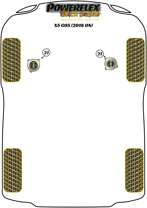 Front Radius Arm Bush X Series, road