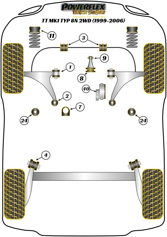 Magnetic Jack Pad Adaptor TT Models, Jack Pads, road