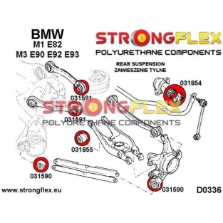 031590A: Rear upper control arm to chassis bush SPORT