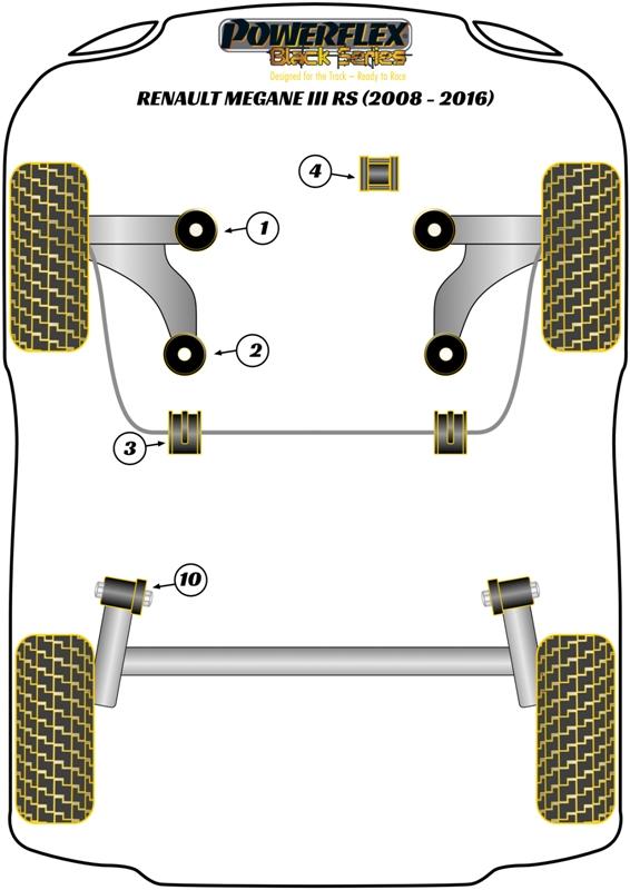 Front Arm Rear Bush Megane Models, road