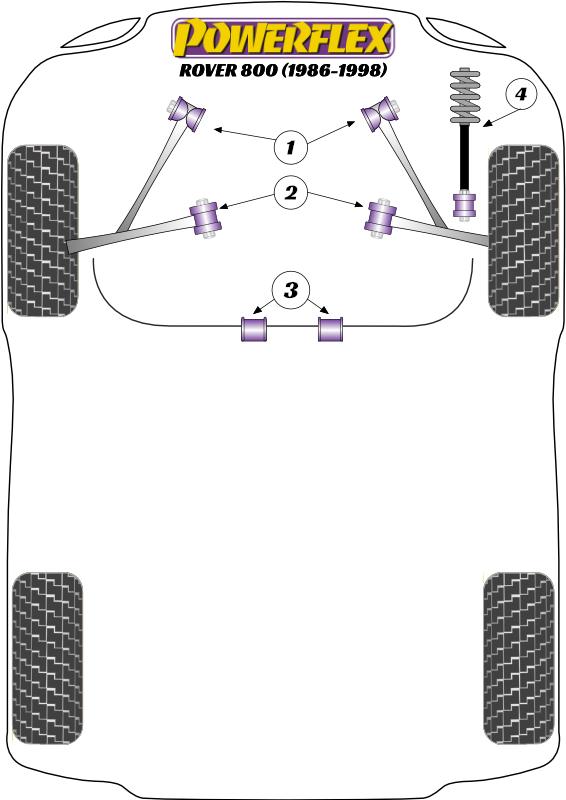 Voorste stabilisatorstangbevestiging 25 mm 800, black