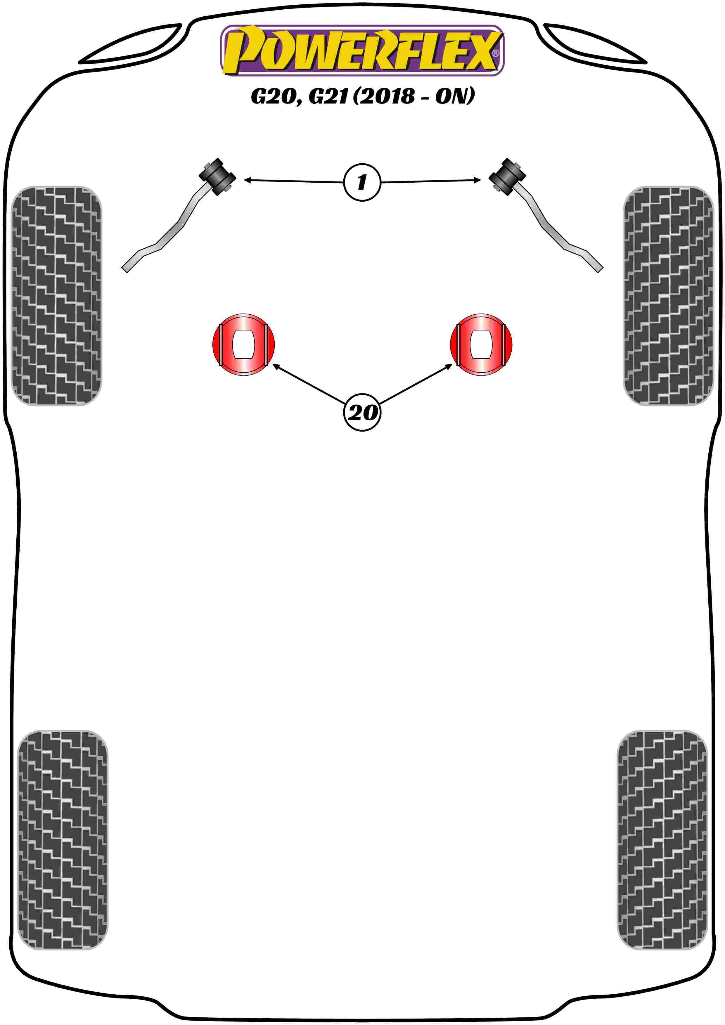 Front Radius Arm Bush Caster Adjustable 3 Series, road