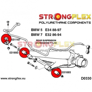 031693A: Rear trailing arm bush SPORT