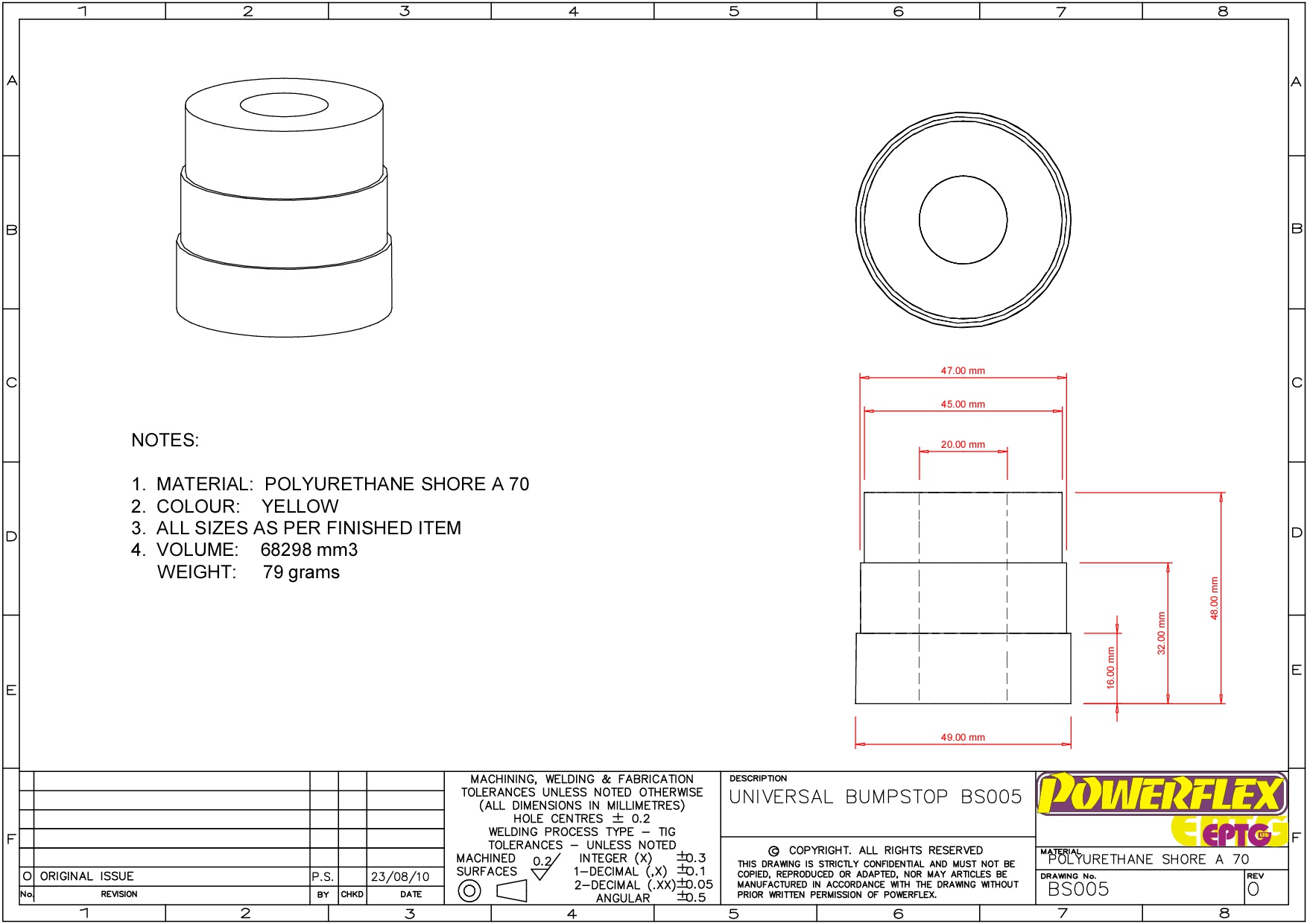 Bump Stop, Universal Bumpstops, road
