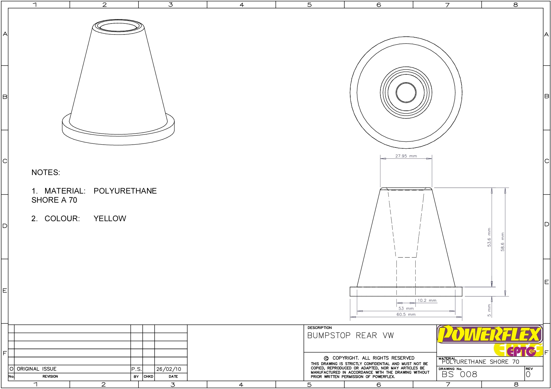 Bump Stop, VW Rear Bumpstops, Corrado, Golf, Jetta Models, Vento Models, road