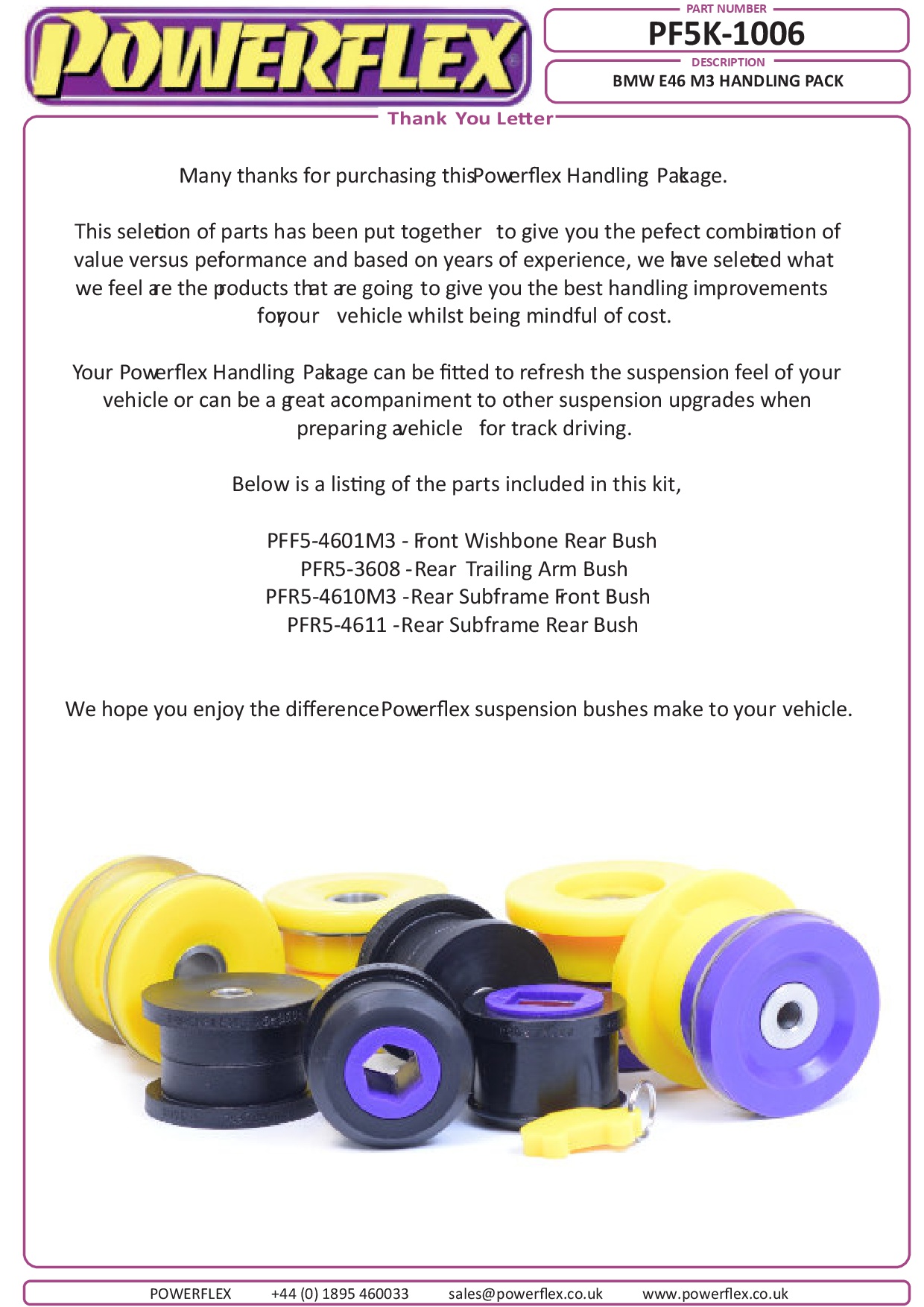 Handling Pack 3 Series, Handling Packs, road