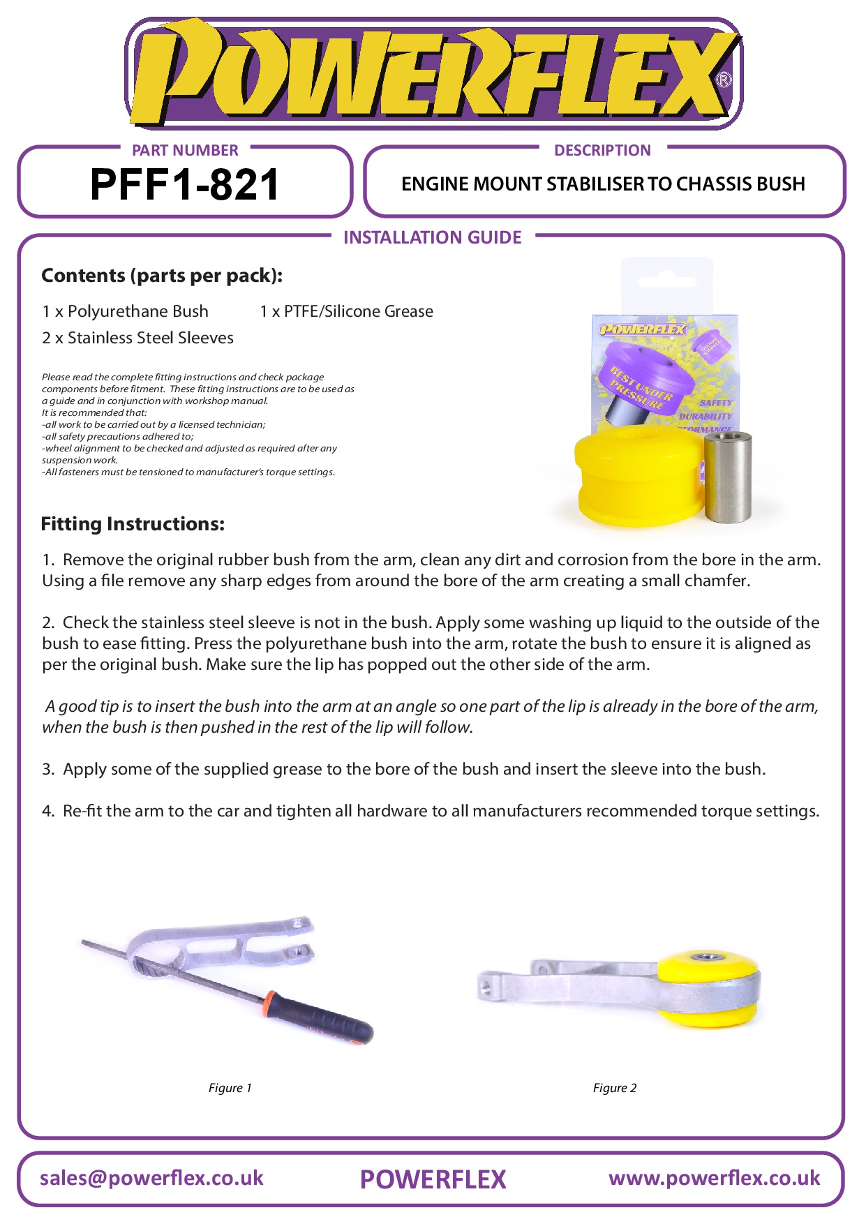 Engine Mount Stabiliser to Chassis Bush 145, 146, 155, 147, GTV & Spider 916 2.0 & V6, heritage