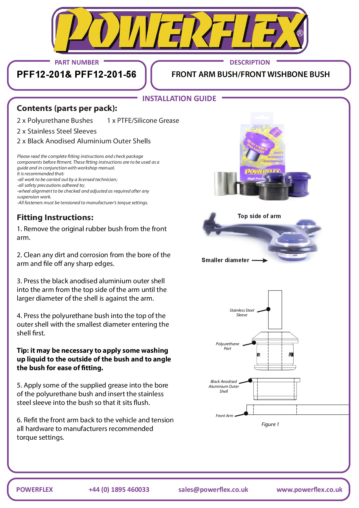 Front Arm Front Bush C2 (2003-2009), C3 Models, C4 Models, DS3, 1007, 2008, 208, road