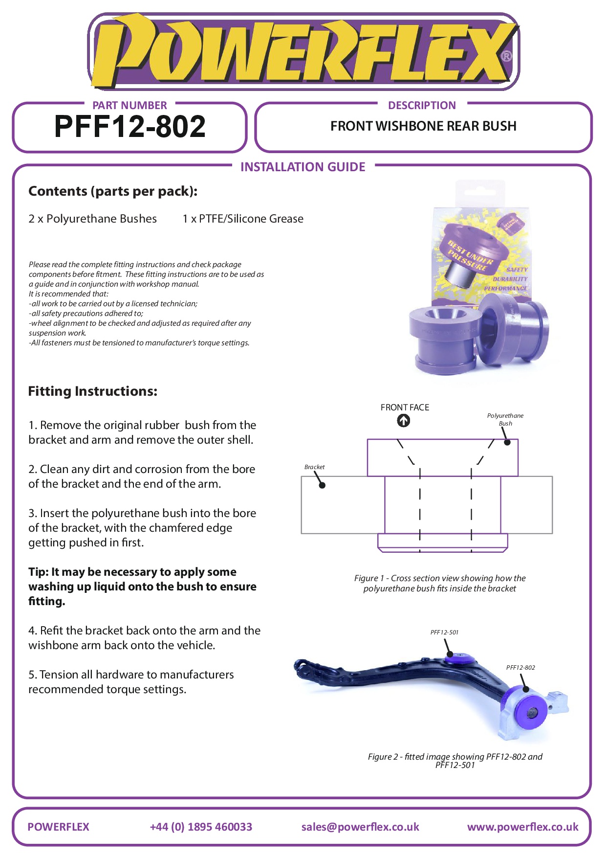 Front Wishbone Rear Bush C5 Models, C6, 407, 508 Models, road