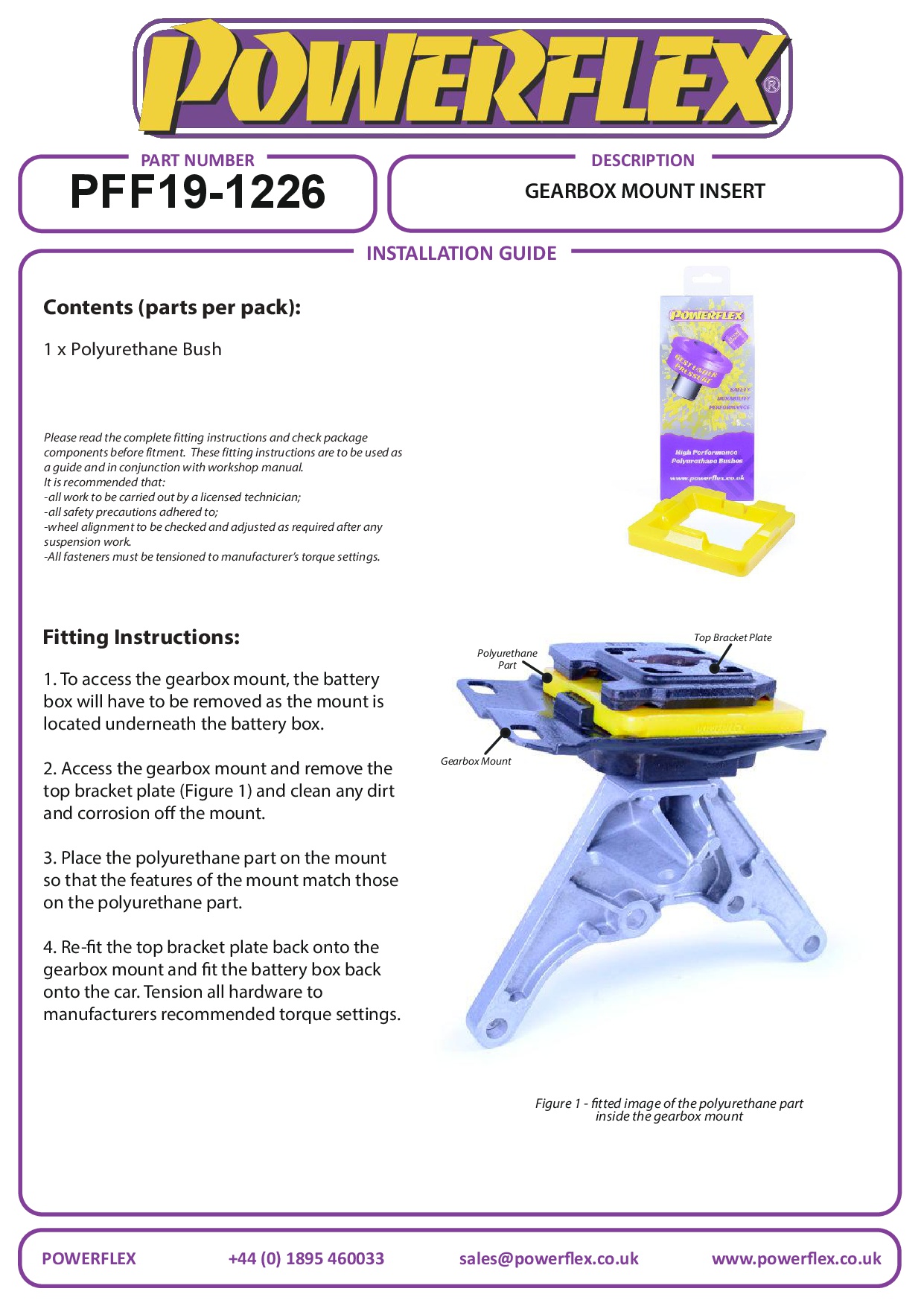 Versnellingsbakmontage inzetstuk Focus Models, C30, C70, S40, V40, V50, black