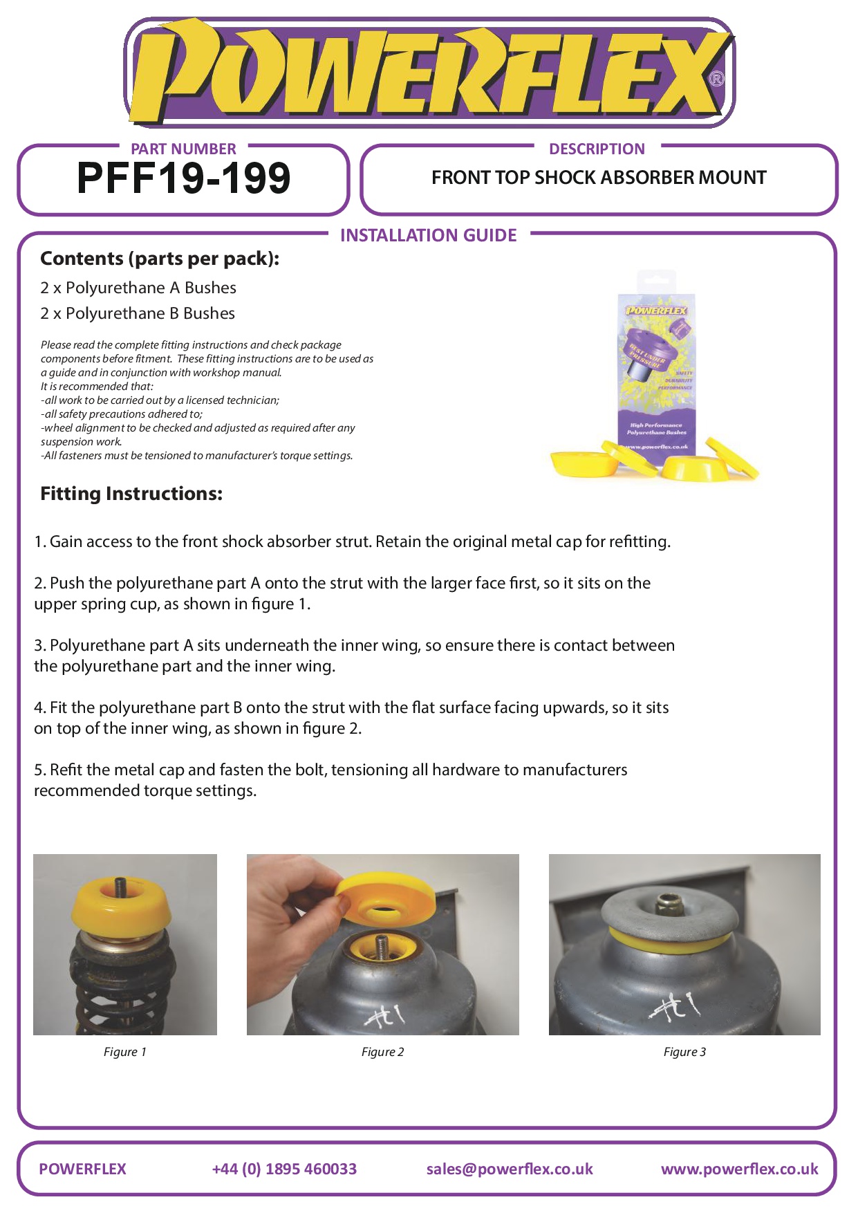 Front Top Shock Absorber Mount Escort Models, Sierra Models, road