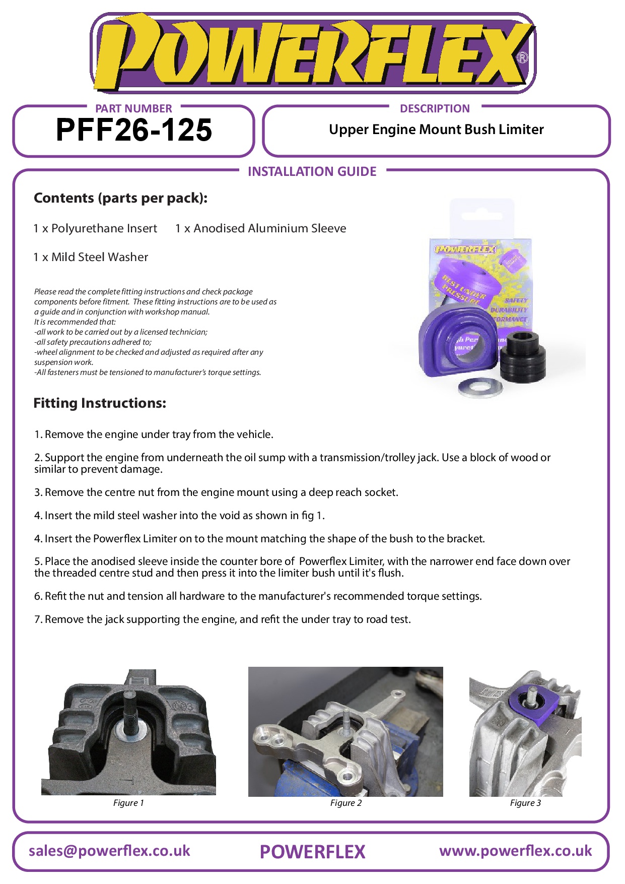 Upper Engine Mount Bush Limiter Elantra Models, i30 Models, Kona inc N, Veloster Models, Cee'd/Proceed/XCeed Models, road