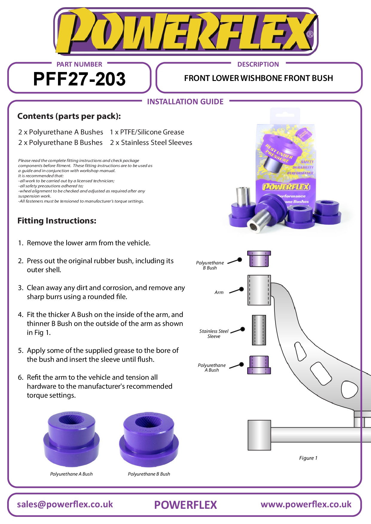 Front Lower Wishbone Front Bush XK8, XKR - X100, road