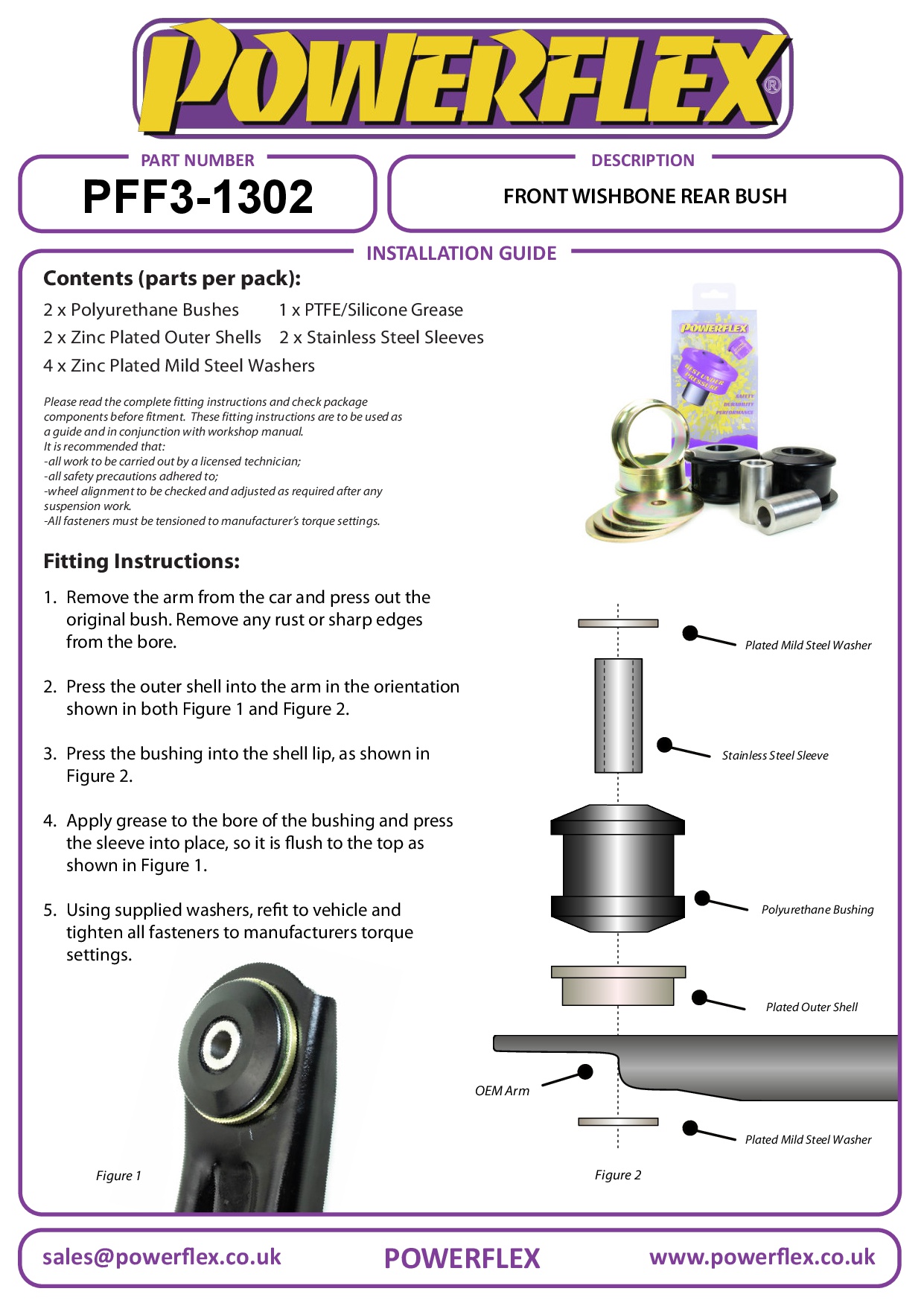 Front Wishbone Rear Bush A3 / S3 / RS3, Cupra Formentor (2020 on), Arteon, Golf, Passat Models, T-Roc, Tiguan Models, Touran Models, road