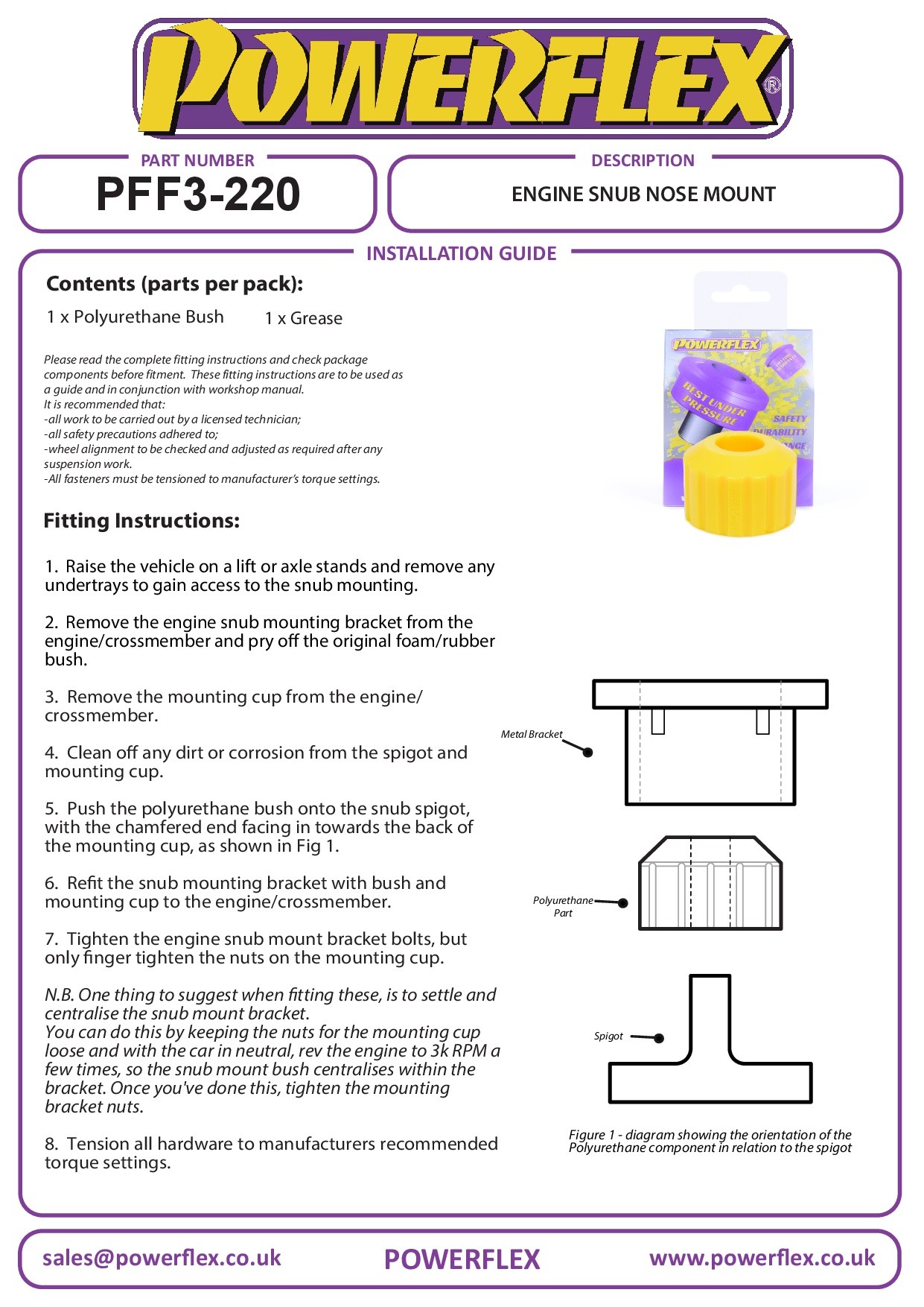Engine Snub Nose Mount 80 / 90 - inc S2/RS2 & Quattro, A4 / S4 / RS4, A6 / S6 / RS6, Superb Models, Passat Models, black