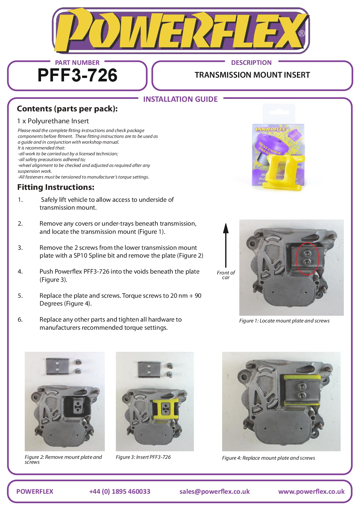 Transmission Mount Insert (Diesel) A6 / S6 / RS6, A7 / S7 / RS7, A8 / S8, Q7, Q8, Cayenne Models, Touareg Models, road