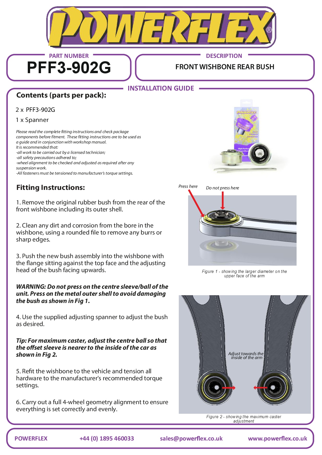 Front Wishbone Rear Bush, Caster Adjustable A1 / S1, A3 / S3 / RS3, Q2, TT Models, Transit, Ateca, Ibiza Models, Leon Models, Tarraco, Karoq, Kodiaq, Octavia, Superb Models, Arteon, Beetle Models, Caddy Models, Golf, Jetta Models, Passat Models, Polo, T-C