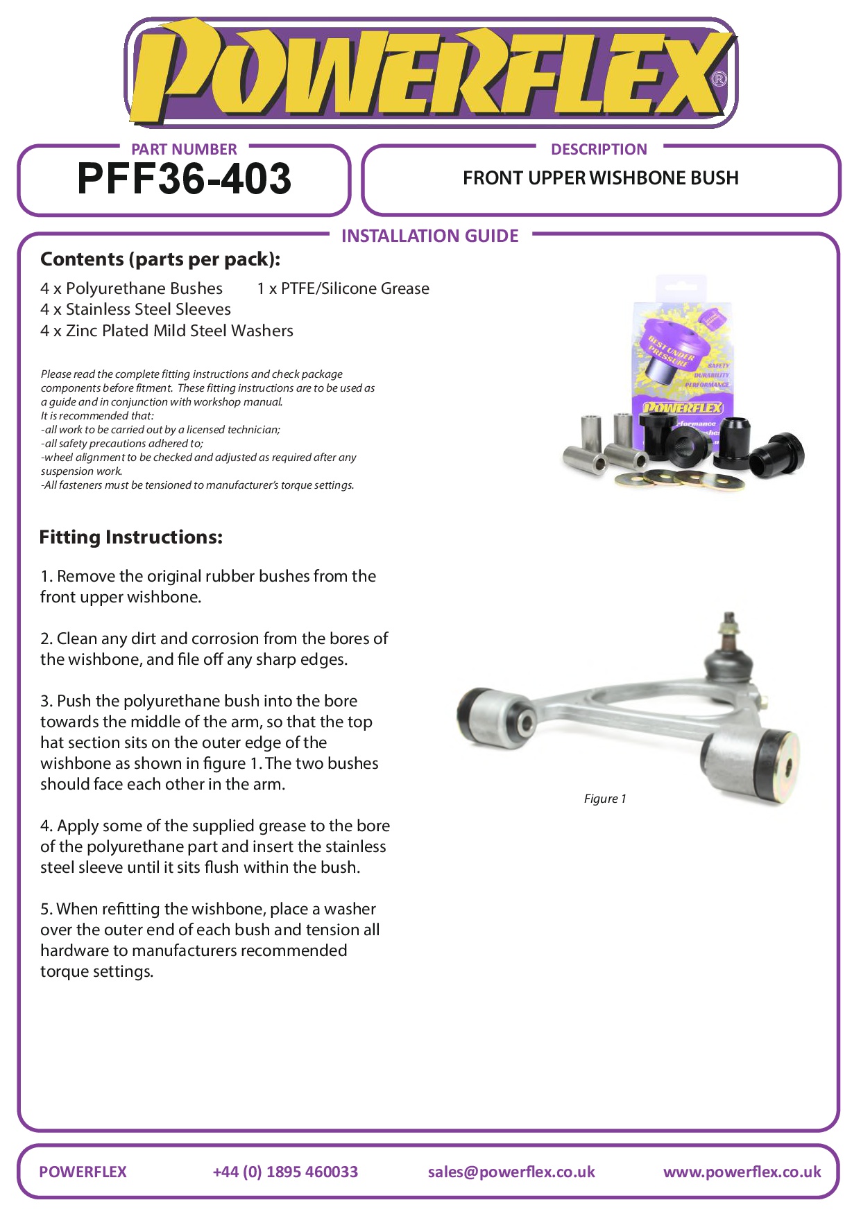Voorste bovenste draagarmbus MX-5, Miata, Eunos, straat
