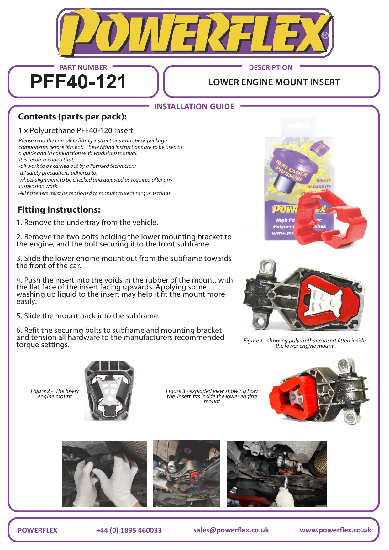 Lower Engine Mount Insert A Class W176 inc. A45 AMG, CLA Class W117 & W156, GLA Class inc A45 AMG W156, road