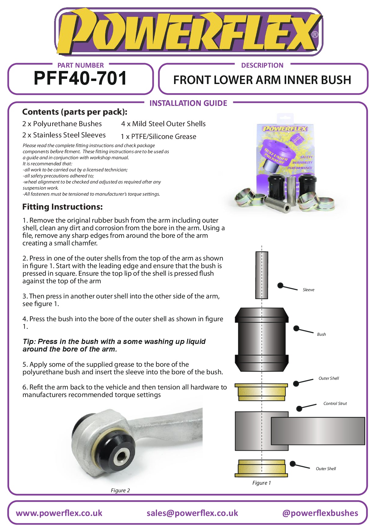 Front Lower Arm Inner Bush C-CLASS, E-CLASS, SLK, road