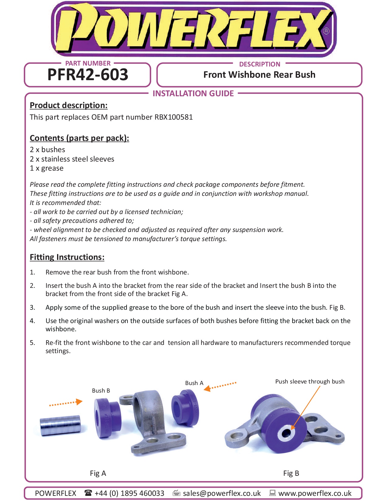 Voorste draagarm, achterste bus Civic Models, ZS Mk1, 400 & 45 HH-R, straat