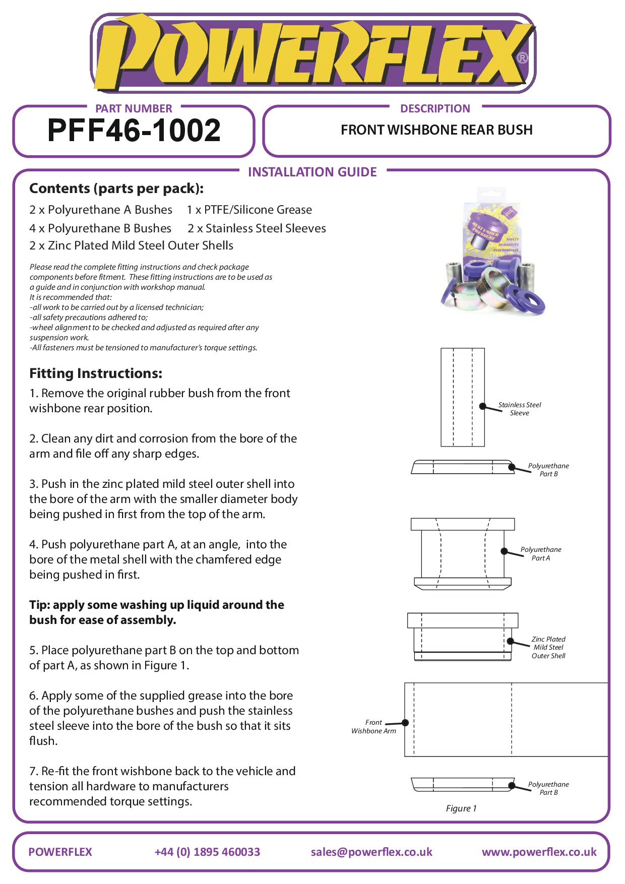 Front Wishbone Rear Bush Micra, black