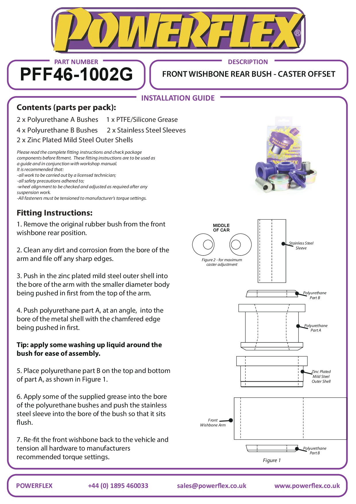 Voorste draagarmen Achterbus caster offset Micra, straat