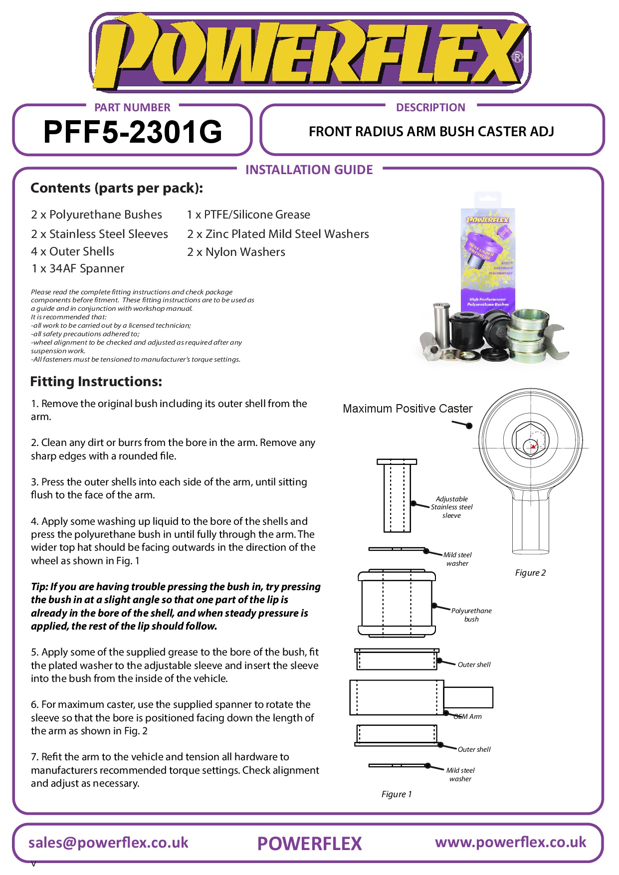 Front Radius Arm Bush Caster Adjustable G80 G81 G82 G83 G87 M2 M3 M4 black