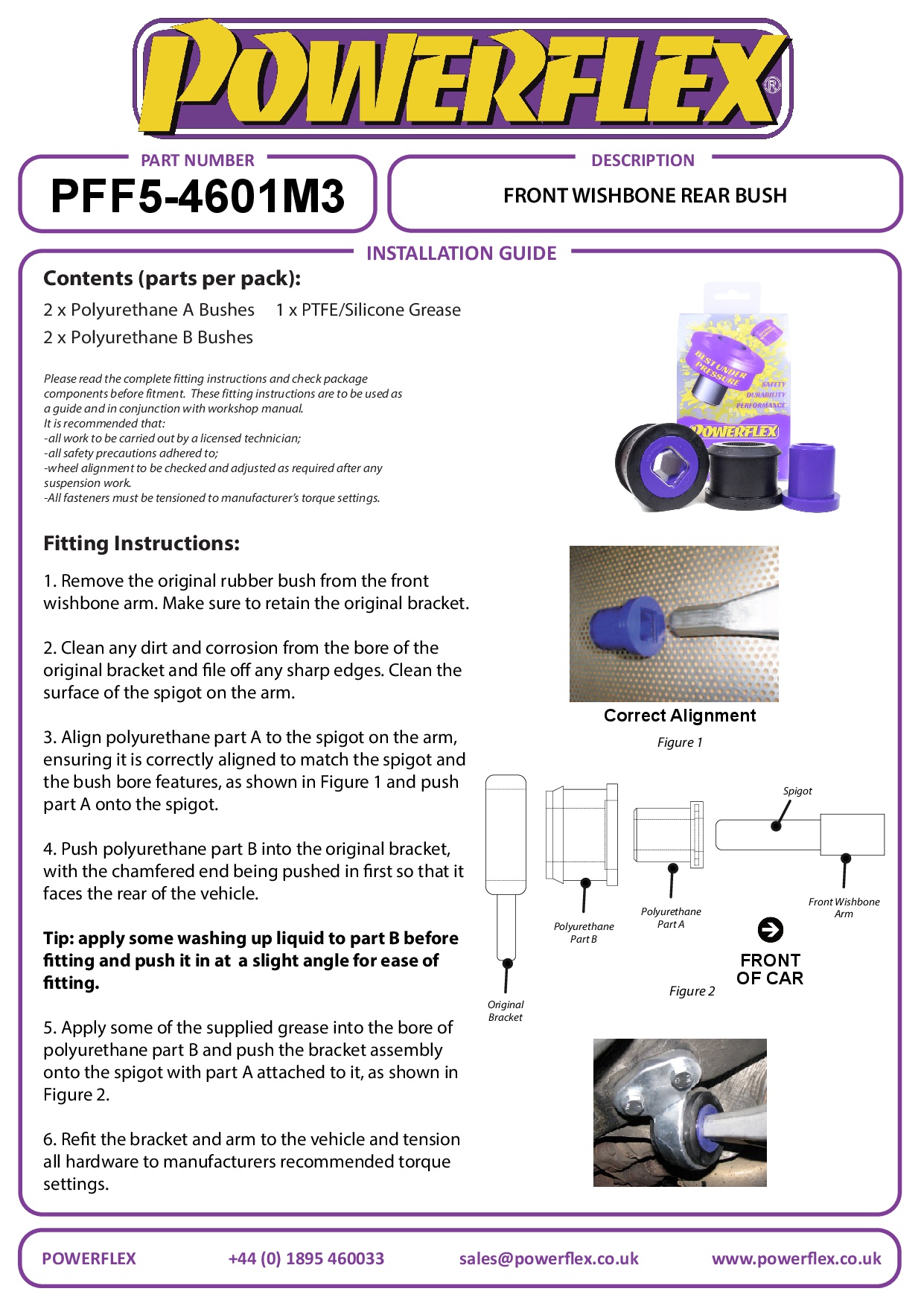 Front Wishbone Rear Bush 3 Series, road