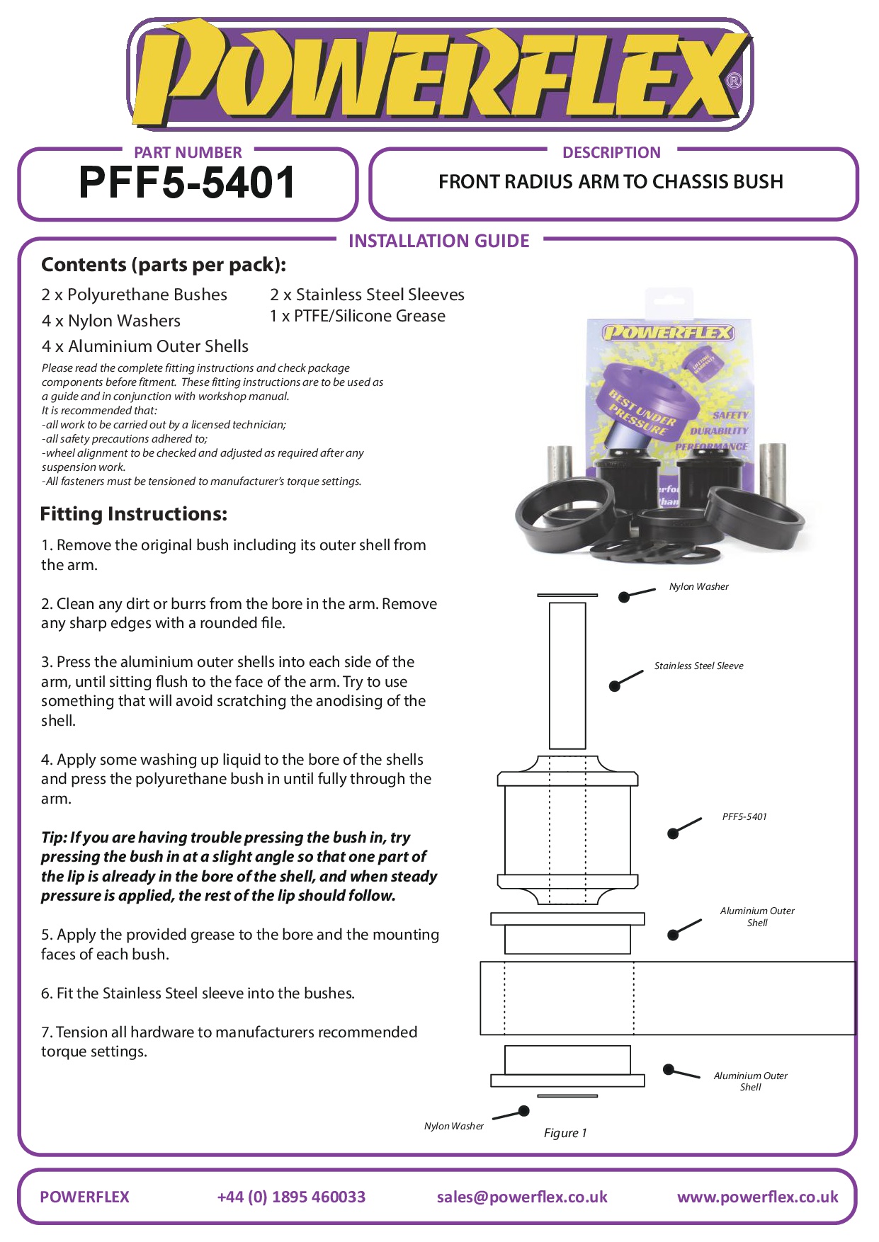 Front Radius Arm To Chassis Bush Z Series, Supra Mk5 A90/J29, road