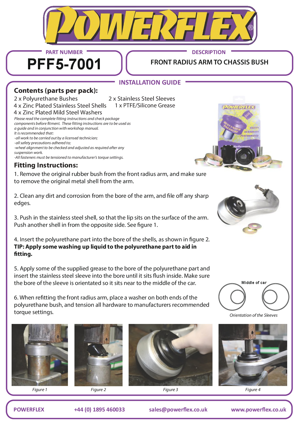 Front Radius Arm To Chassis Bush 5 Series, 7 Series, Dawn RR6, Ghost RR4, Wraith RR5, road