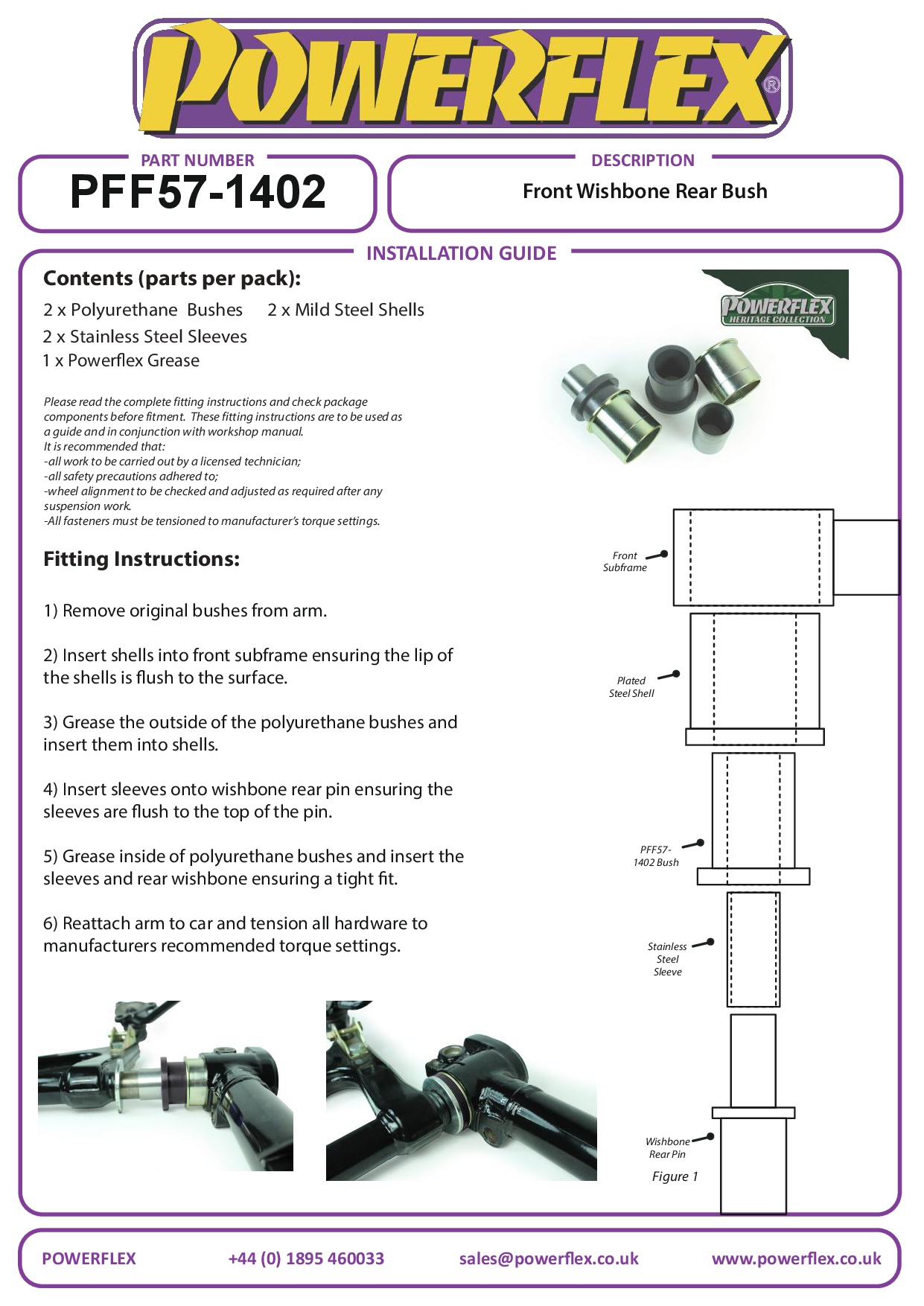 Voorste draagarm, achterste bus 911 Classic, 912, 912, heritage