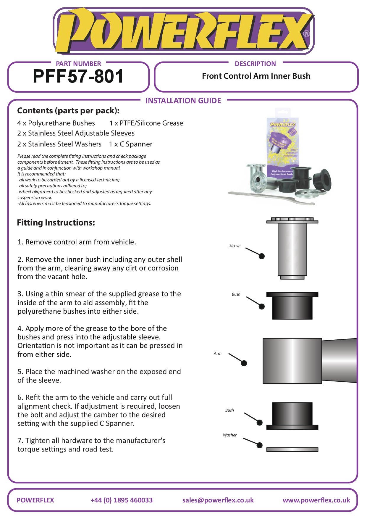 Binnenbus van wieldraagarm vooraan, camber verstelbaar 911 991, 911 992, 911 996, 911 997, 981 Boxster/Cayman, 982, 987 Boxster, 987C Cayman, straat