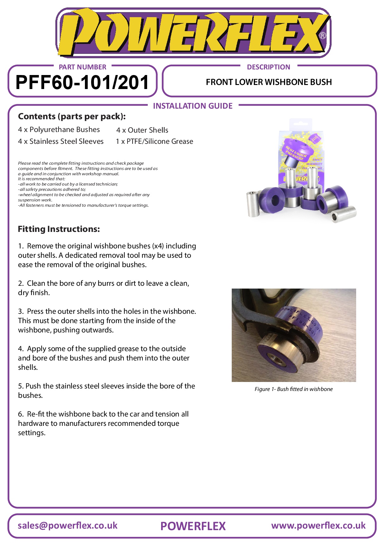 Front Lower Wishbone Bush Clio Models, road
