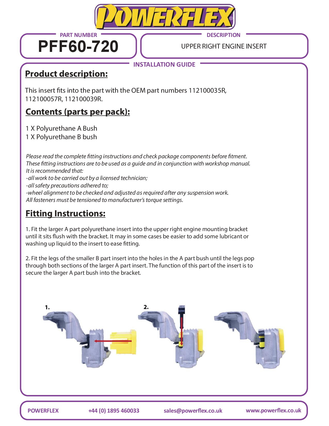 Upper Right Engine Mount Insert Fluence (2009 - ON), Megane Models, Scenic Models, road