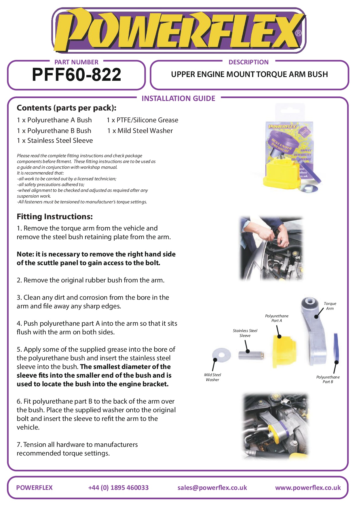 Upper Engine Mount Torque Arm Bush Clio Models, road
