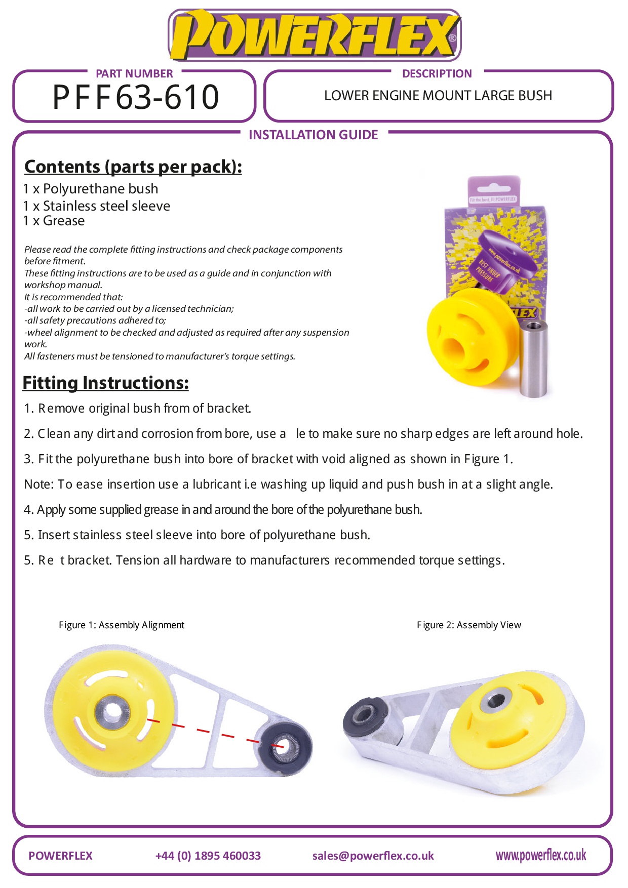 Lower Engine Mount Large Bush Diesel ZT, 75, road
