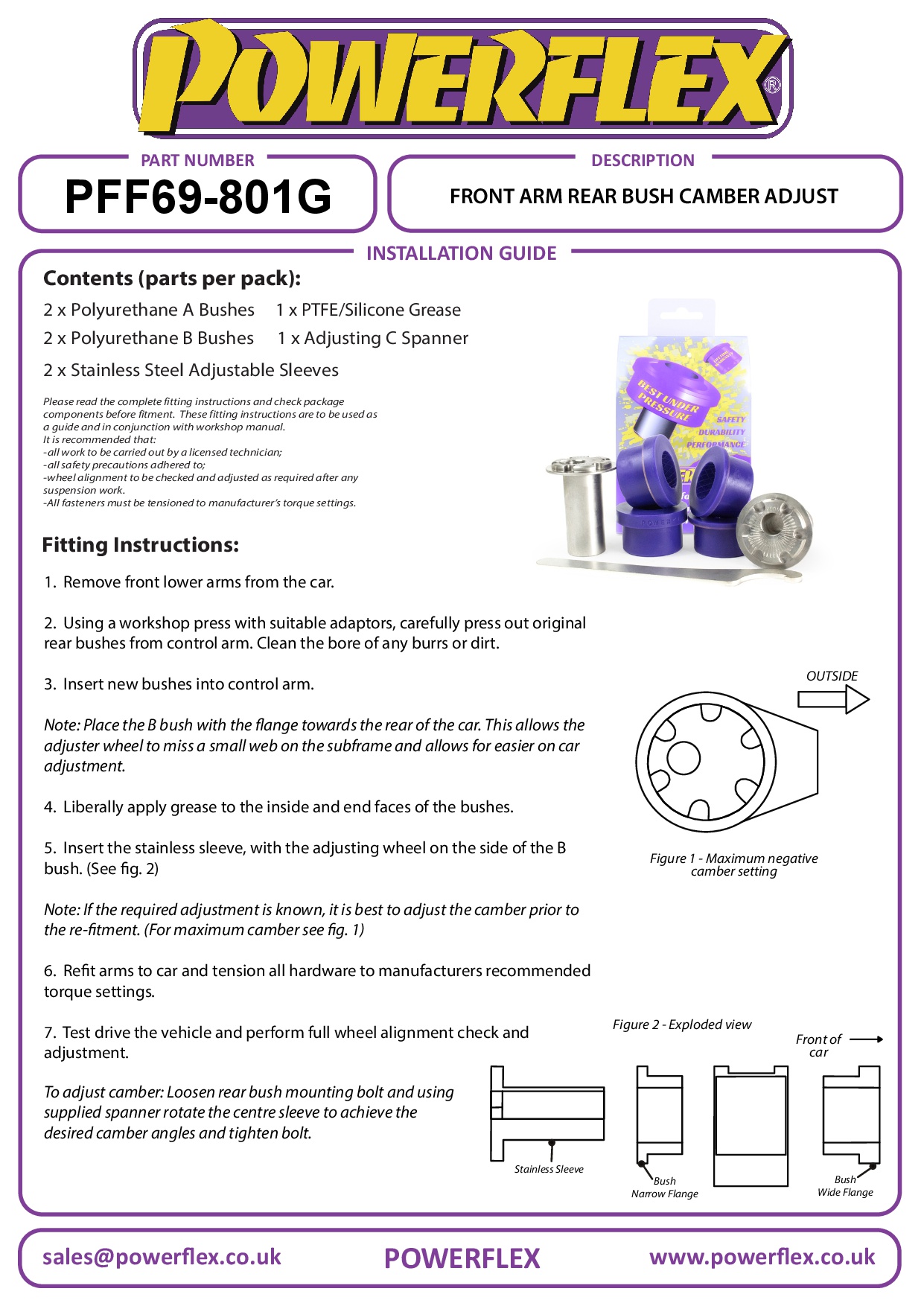 Voorarm Achterbus Camber afstellen FR-S, BRZ 1st Gen, BRZ 2nd Gen, 86 / GT86, GR 86, black