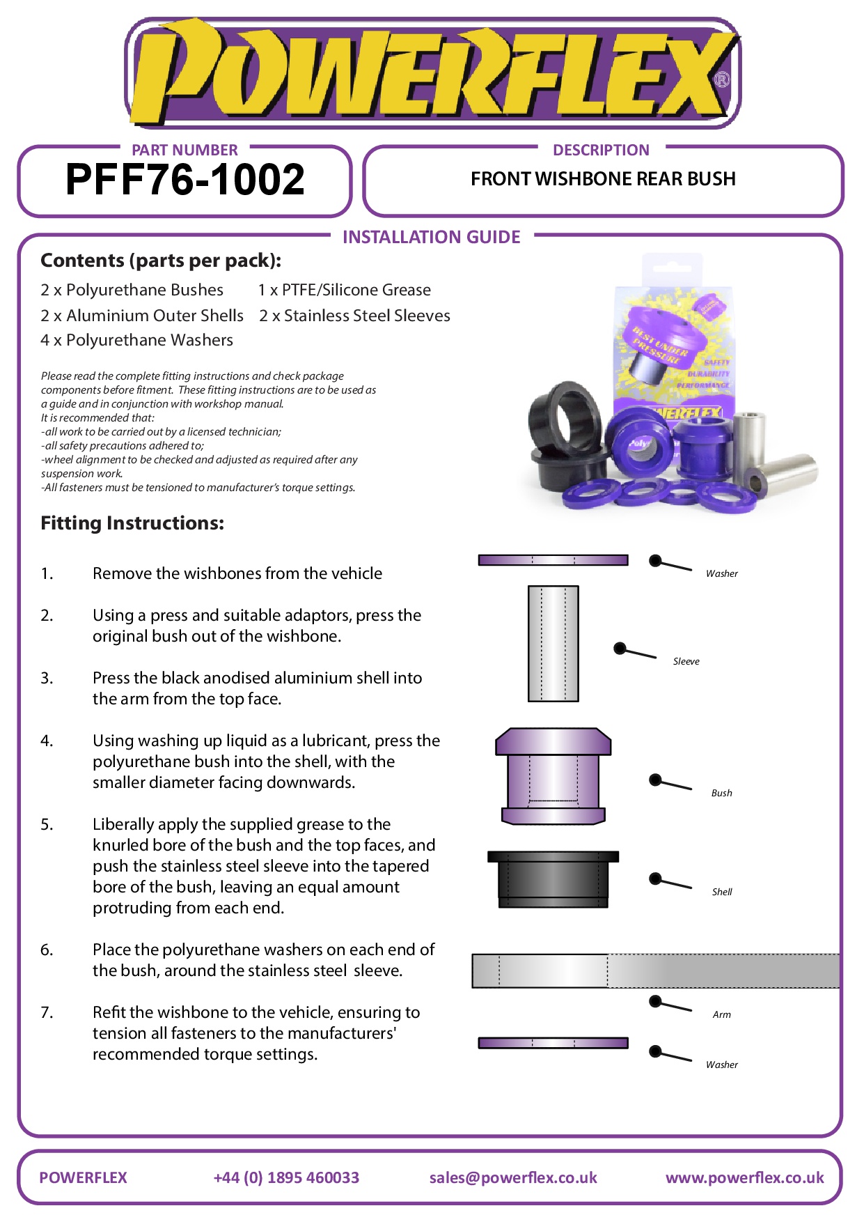 Voorste draagarm, achterste bus MR2 Models, WiLL Cypha (2002 - 2005), WiLL Vi, Yaris Verso, Yaris/Vitz Mk1, black