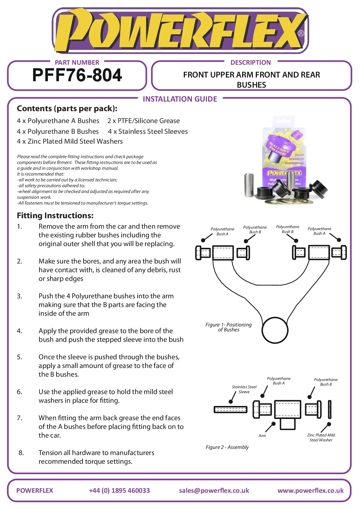 Voorste bovenste draagarmbus GX 460 (2009 on), GX 470 (2002 - 2009), 4Runner Mk4 (2002 - 2009), 4Runner Mk5 (2009 - ), FJ Cruiser, Fortuner Mk1, Fortuner Mk2, Hilux Models, Innova Mk2, Land Cruiser Prado J120, Land Cruiser Prado J150, Tacoma Mk2, straat
