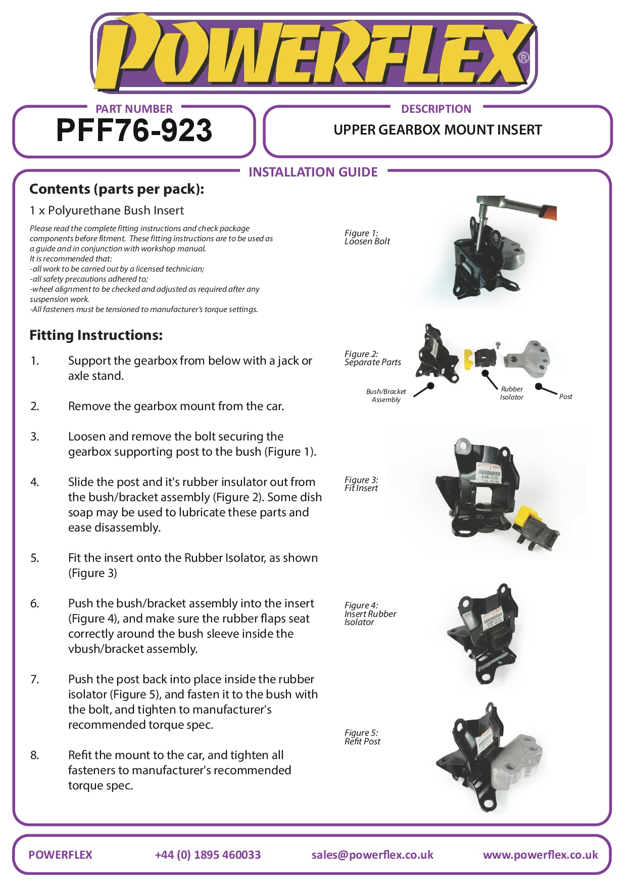 Inzetstuk voor bovenste versnellingsbakbevestiging GR Yaris (2020-2024), straat