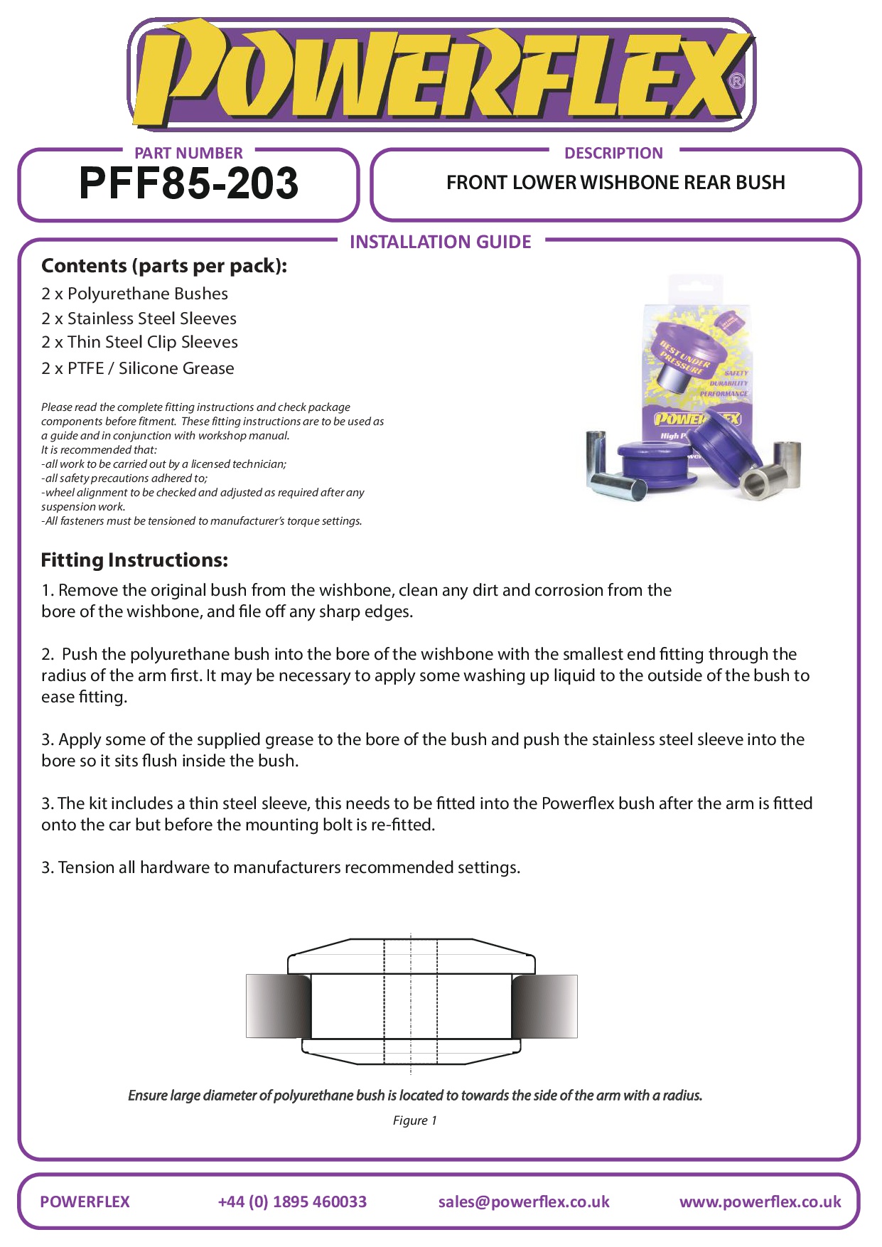 Front Wishbone Rear Bush Toledo Models, Corrado, Golf, Jetta Models, Passat Models, road