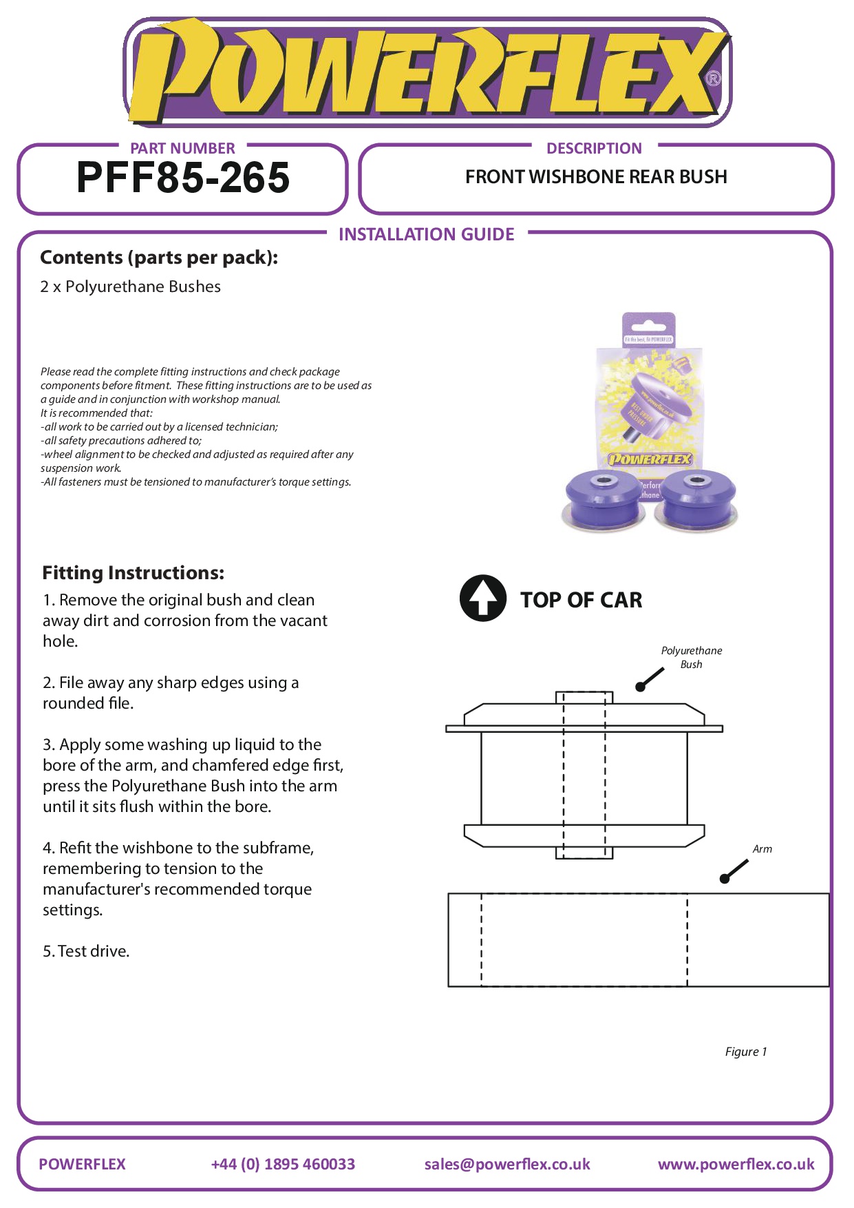 Voorste wensbeen achterste bus Golf, straat