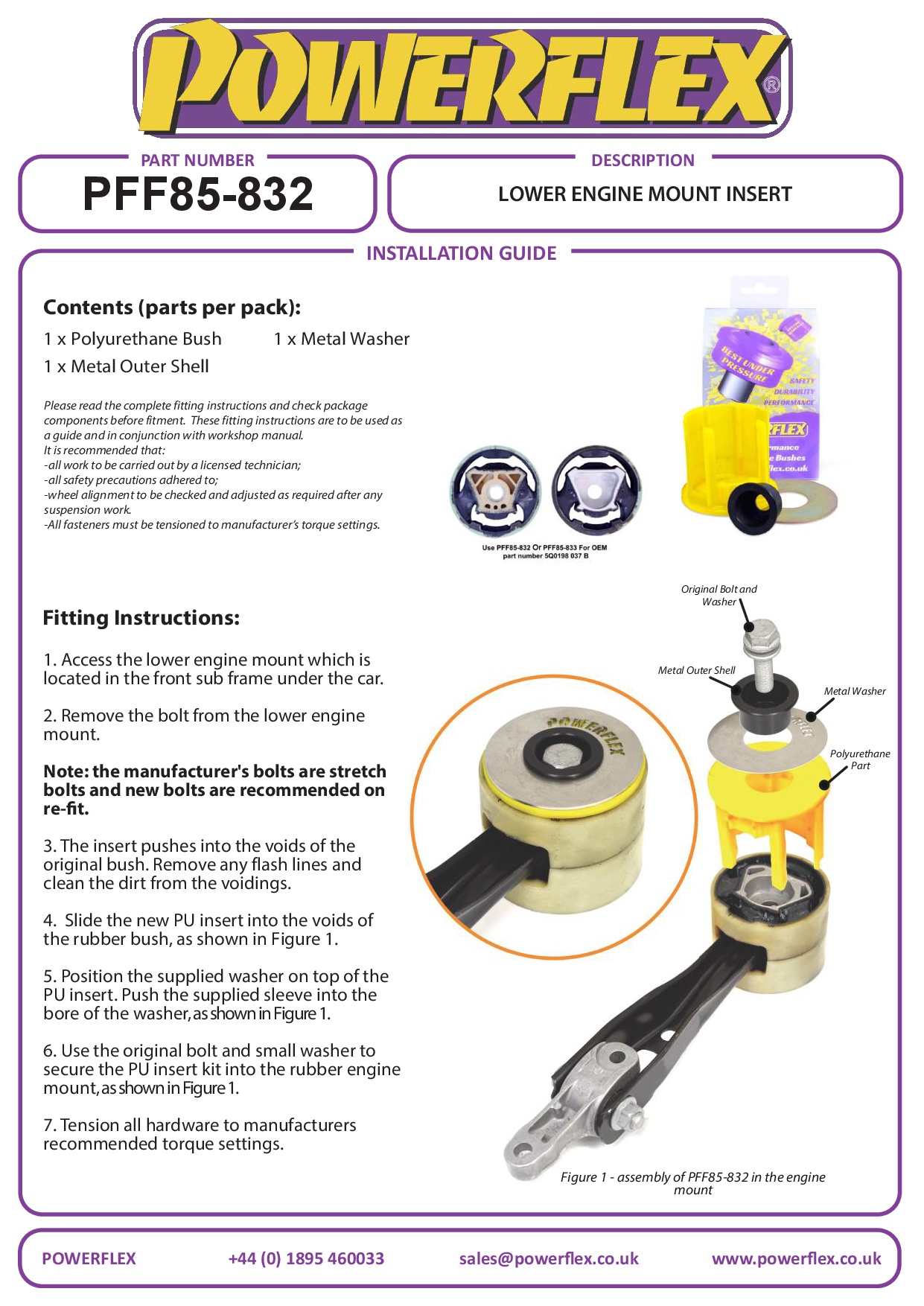 Lower Engine Mount (Large) Insert A3 / S3 / RS3, Q2, Q3 / RSQ3, TT Models, Transit, Cupra Formentor (2020 on), Leon Models, Tarraco, Karoq, Kodiaq, Octavia, Superb Models, Caddy Models, Golf, Jetta Models, Passat Models, T-Roc, Tiguan Models, Touran Model