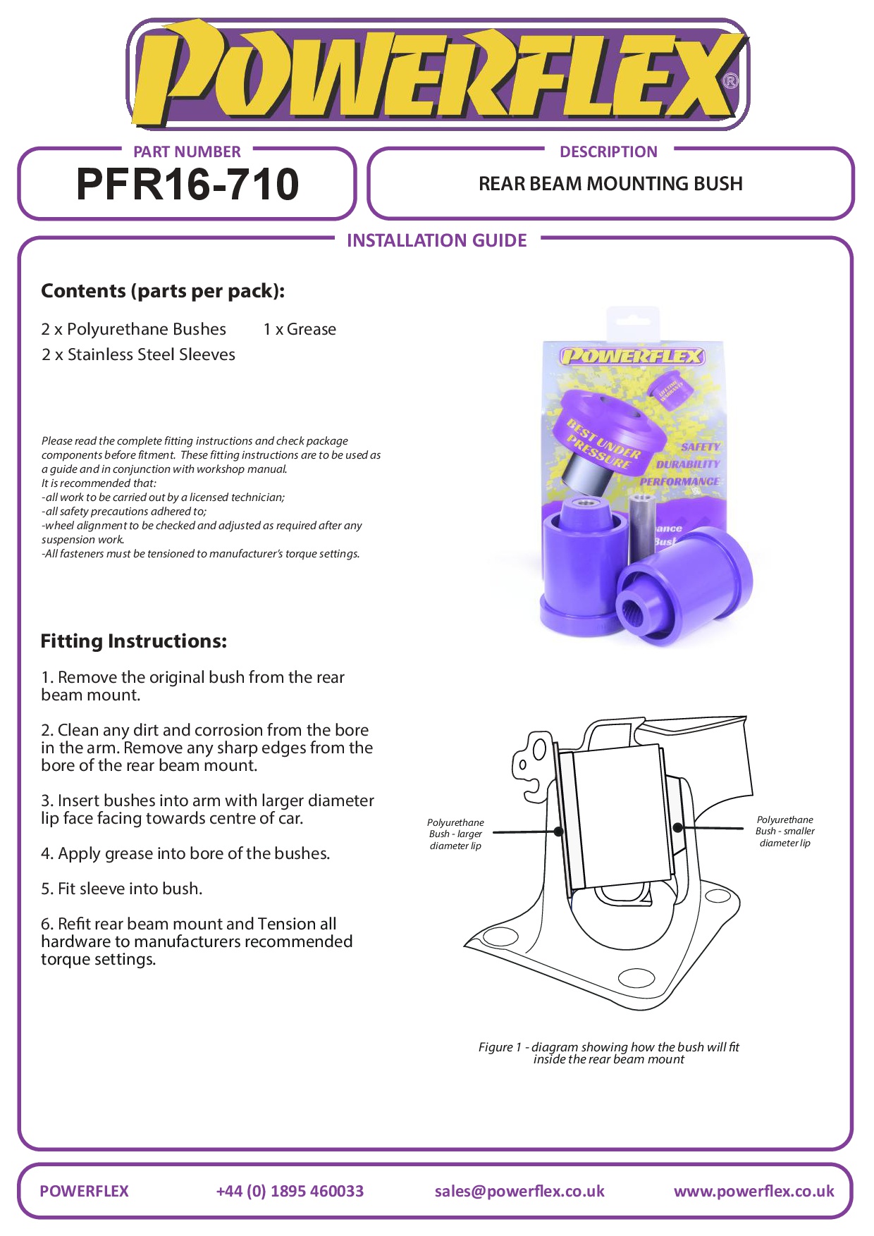 Montagebus achterbalk 500L, Bravo, Stilo, Delta Gen 3, straat