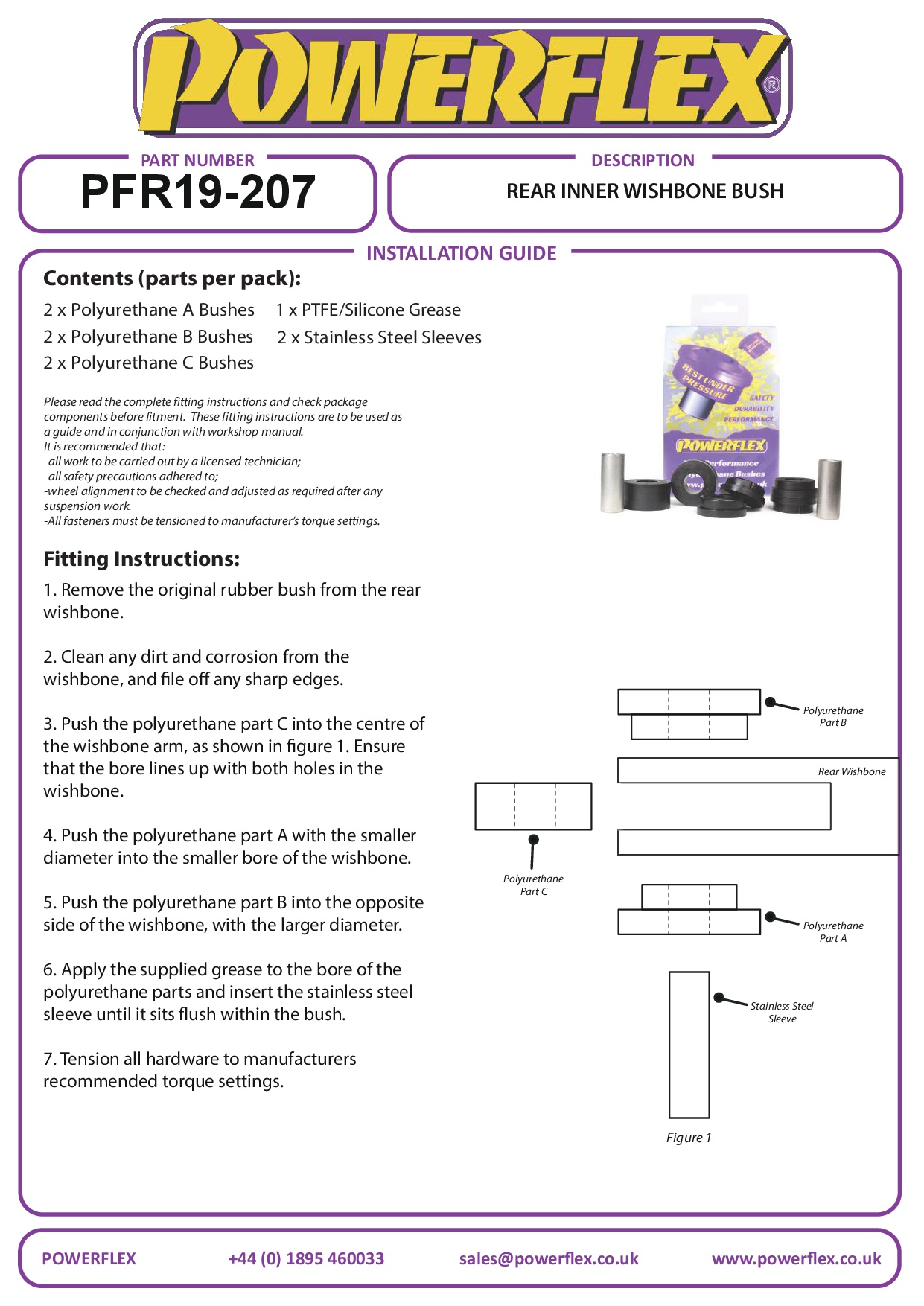 Achterste binnenste draagarmbus Escort Models, straat