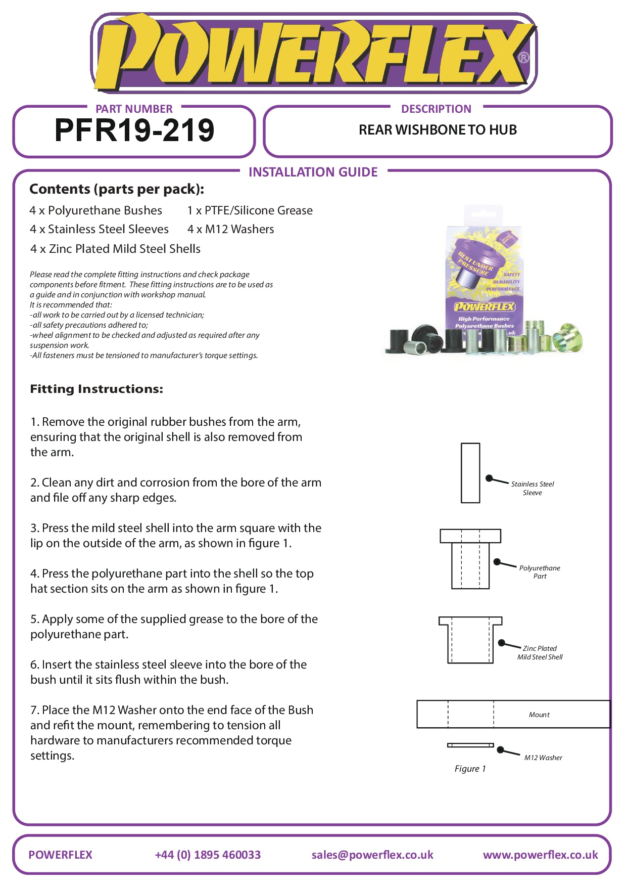 Rear Wishbone To Hub Bushes Escort Models, road